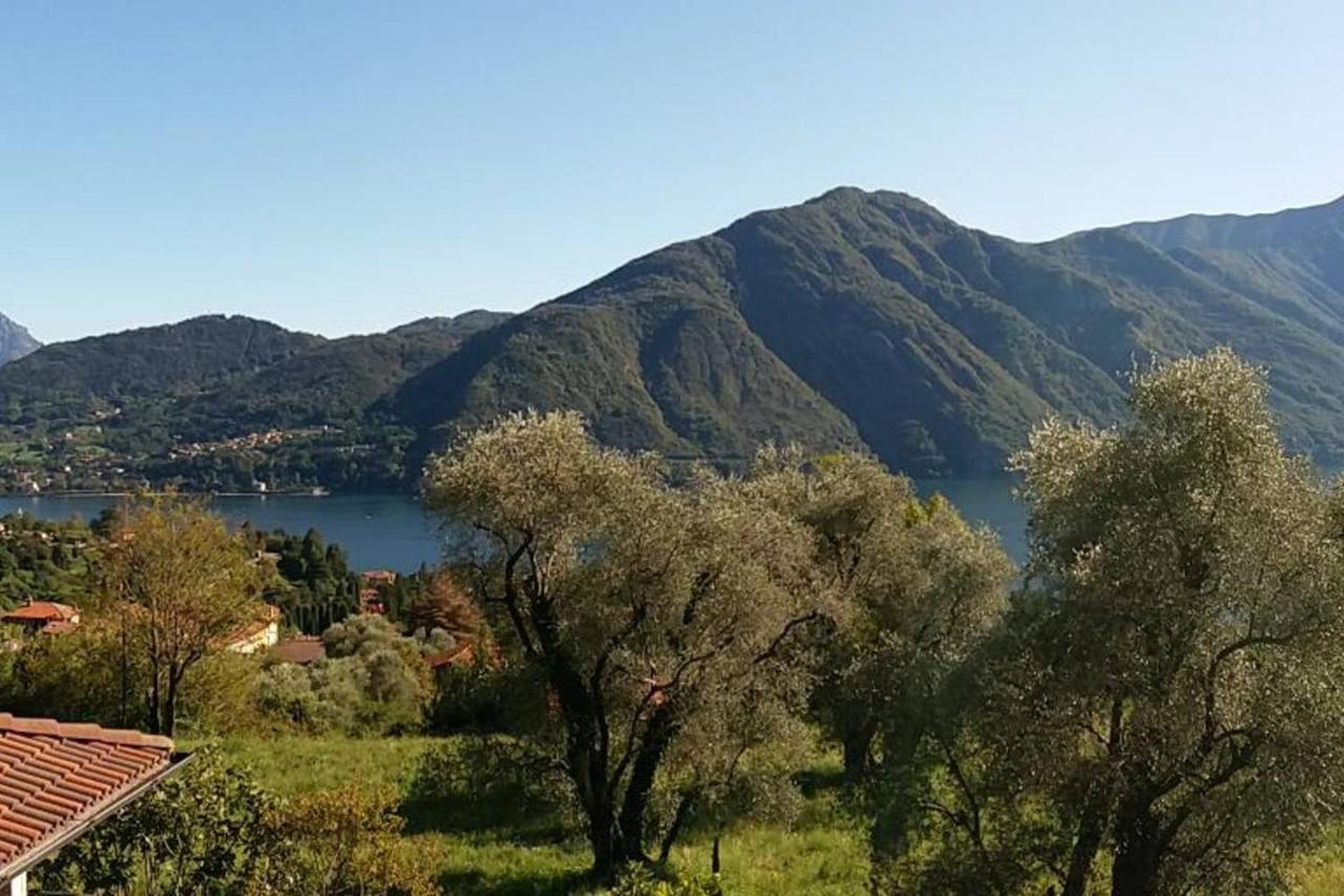 Casa Intignano - Camera Con Bagno E Portico Vista Lago Tremezzo Exteriör bild