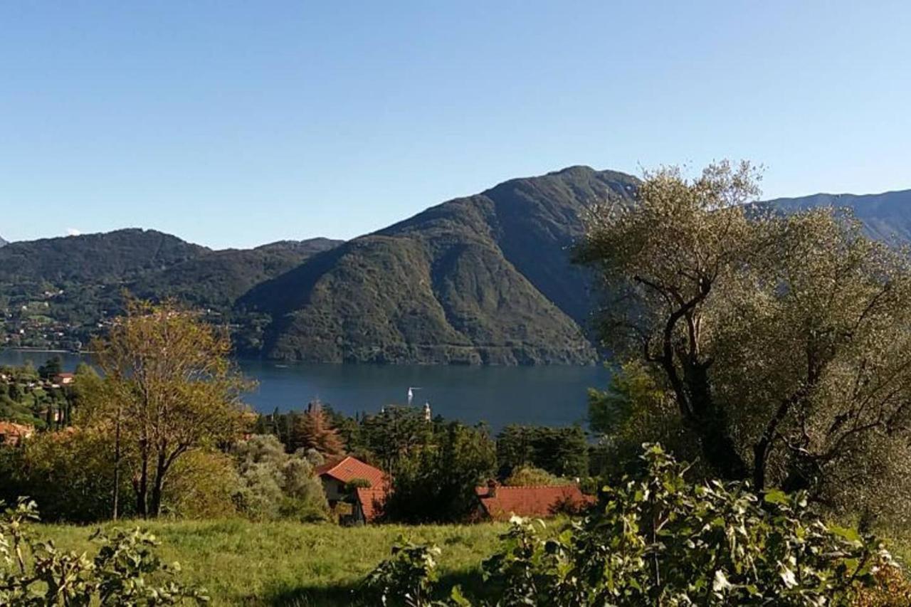 Casa Intignano - Camera Con Bagno E Portico Vista Lago Tremezzo Exteriör bild
