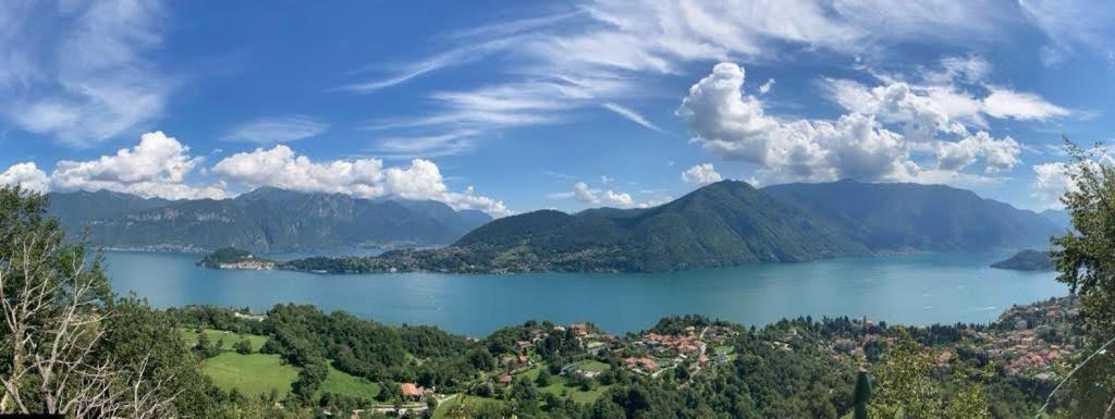 Casa Intignano - Camera Con Bagno E Portico Vista Lago Tremezzo Exteriör bild